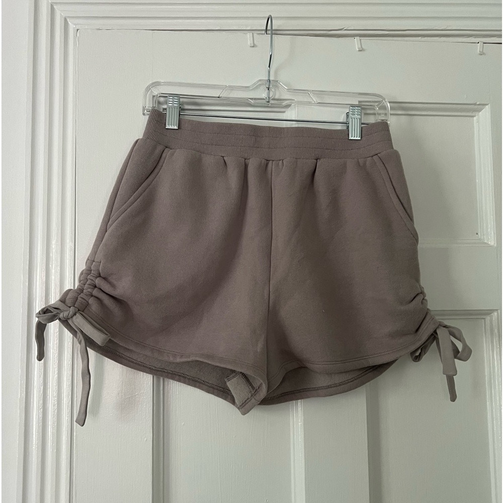 Revolve mauve high waisted sweat shorts